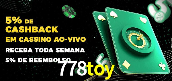 Promoções do cassino ao Vivo 778toy